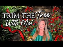 TRIM THE TREE WITH ME | WHAT IS YOUR CHRISTMAS TREE 🎄 STORY?