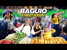 Trying Best STREET FOOD in BAGUIO For The First Time!🇵🇭 😋