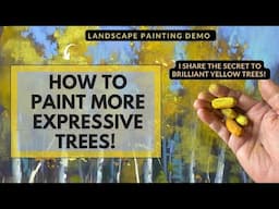 Avoid Painting Every Leaf! How to Paint More Expressive Trees