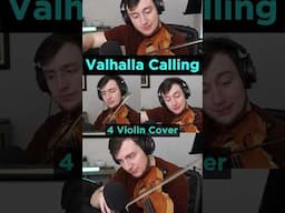 Valhalla Calling - 4 Violin Cover | Epic Violin Viking Music #cinematic #violin