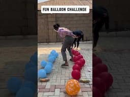 Fun balloon challenge 🫨😱