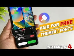 How To Use Paid Fonts & Themes in Any Realme Device🔥 - 101% Trick For 2024