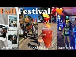 FALL FESTIVAL:Making core memories, eating good food +Date night GRWM| Martiona Walker VLOGTOBER2024