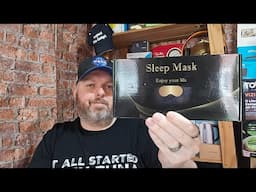 Sleep Eye Mask Bluetooth Headphones Unboxing