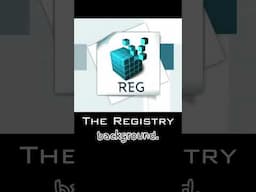 The Registry in 1 minute #eli5  #windows #learntechnology