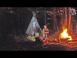 Terrible Solo-Overnight | When You Live In A Forest The Size Of Europe #survival #camping