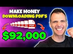 How I Made $92,000 Using FREE PDFs (As a Total Beginner) | Make Money Online