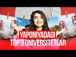 Siz kirishingiz mumkin bo'lgan TOP-3 universitetlar. | Yaponiya | JUST Program