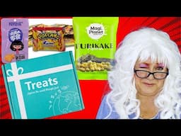 Granny McDonald Tries GROSS treats from Taiwan OH MY GOODNESS!