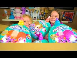 We are Opening ZURU Rainbocorns Sequin Surprise Eggs Series 2 for Girls Kinder Playtime Toy Reviews