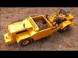 SCRAPING BY - Firing Up the PAN TRUCK CATERPILLAR HEAVY MACHINES | RC ADVENTURES