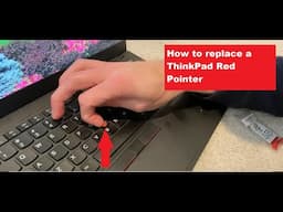 How to Replace ThinkPad Keyboard Red Pointer Mouse Cap