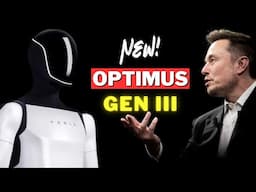 Elon Musk New Tesla Bot Optimus Gen 3 Game-Changer for Humanoid Robotics