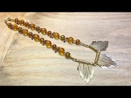 How to Make the Fantastic Fall Statement Necklace by Deb Floros