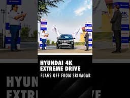 Hyundai 4K Extreme Drive Flag Off #shorts