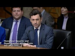 Sen. Ossoff’s Bipartisan Bill to Ban Congressional Stock Trading Passes Key Senate Committee