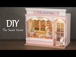 [4K] The Sweet Home || DIY Miniature Dollhouse Kit - Relaxing Satisfying Video