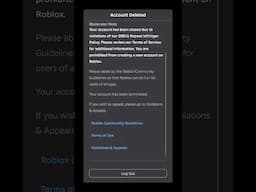 💔MY ROBLOX ACC got DELETED🤦‍♀️😢