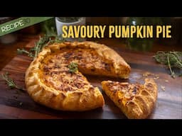 Rustic Pumpkin Pie with Gorgonzola Cheese