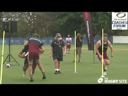 Rugby Coaching - Australian Assistant coach Laurie Fisher Attack Breakdown Clearout Preview