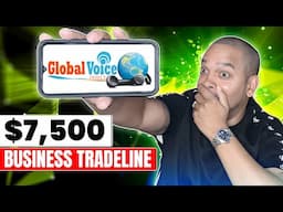 Global Voice Direct $7,500 Tradeline That Can Boost Your Business Credit score