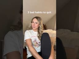 Work on quitting these habits if you do them! #badhabits #healthyhabits #dailyhabits