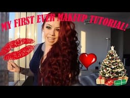 MY FIRST EVER MAKEUP GLAM TUTORIAL | HOLIDAY GLAM BAM TUTORIAL - SALICE ROSE