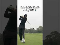 How would you rate Caitlin Clark’s swing? 🤔