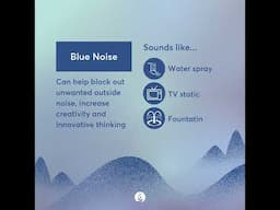 What do you think? #bluenoise #sleepingmusic #bettersleep #lofi #meditation #healingmusic