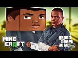 Transforming Franklin from GTA 5 To Franklin In Minecraft! GTA 5 To Minecraft Character SPEED ART!