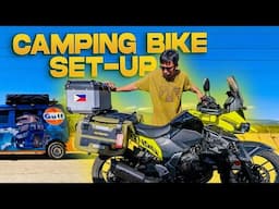 MY MOTORCYCLE CAMPING BIKE | Suzuki V-Strom 250 ready to go!