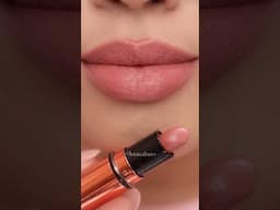 peachy nude shade on light medium skintone, mac lipstick in velvet teddy #maclipstick #lipswatch