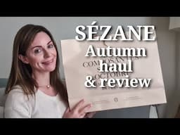 Not what I had originally planned... Sezane autumn 2024 haul review and try-on