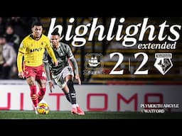 Plymouth Argyle 2-2 Watford | Extended Highlights 🎞️