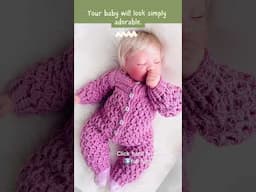 Super cute Rosita Baby Romper tutorial | Memeluco de bebés paso a paso #ganchillo #crochetforbaby