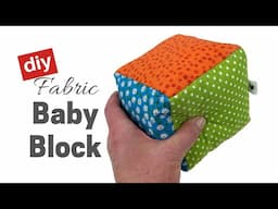 How to Sew Soft Fabric Baby Blocks