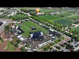 Drone Time Lapse of the building of Great Park Live in Irvine