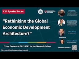 "Rethinking the Global Economic Development Architecture?" with Gayle Smith and Dr. Vera Songwe