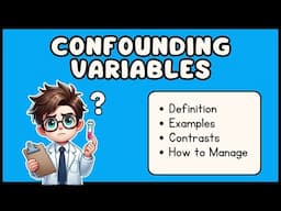 Confounding Variables: Definition & Examples (3 Minute Explanation)