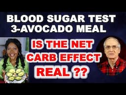 Blood Sugar Test - 3 Avocado Meal. Is the Net Carb Effect Real?