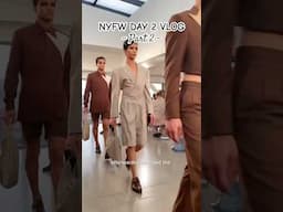 NYFW DAY 2 Vlog Part 2 #nyfw