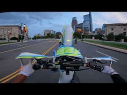 Supermoto goes on a WILD City Night Ride