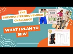 The #NewPatternNovember Challenge: What I Plan to Sew