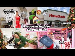 🎄 NEW ULTIMATE 2024 CHRISTMAS DECORATE WITH ME | Homegoods, Target, Whitefox Shopping!