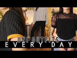 Everyday University Outfits (5 day week)