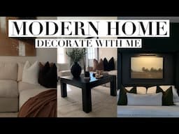 HOME MAKEOVER! AMAZON PICTURE LIGHTS| CB2 COFFEE TABLE DUPE |WALMART OLIVE TREE | LUXE LOOK FOR LESS