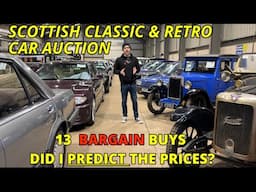 NOVEMBER 2024 - CLASSIC CAR BARGAINS I TRIED TO PRICE AT AUCTION - MORRIS LESLIE