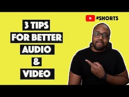 3 Tips for Better Audio And Video on Zoom and Twitch Live Streams #shorts