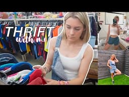 thrift with me! *vlog & haul*