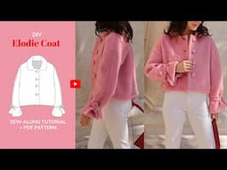 DIY Elodie Short Coat Sewing Tutorial - tintofmintPATTERNS